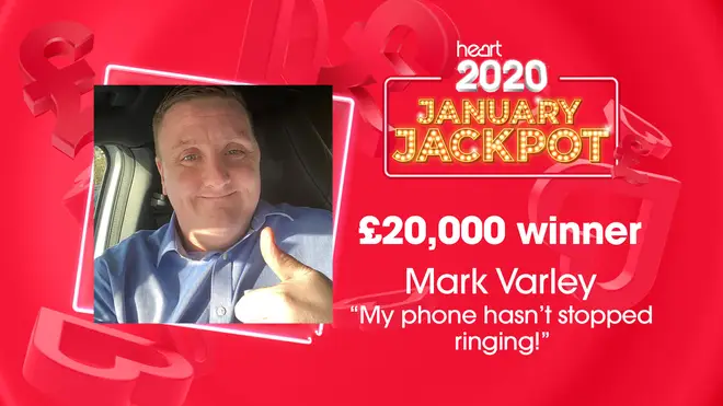 Mark Varley in our 15th £20,000 winner!