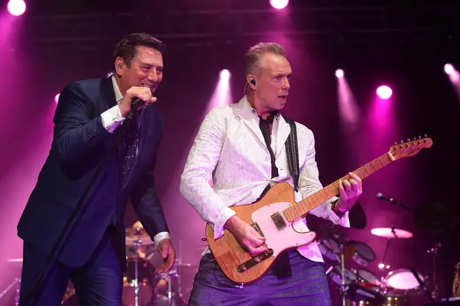 Tony Hadley and Gary Kemp pictured in 2015 before the singer quit the band