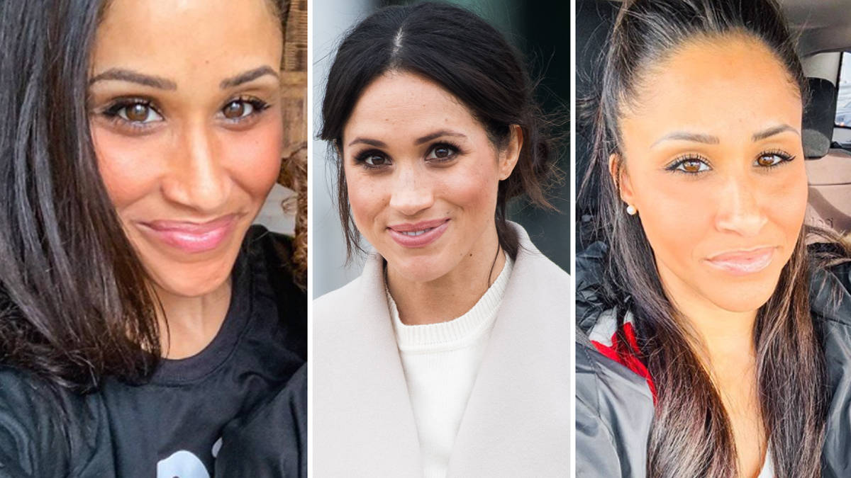 Woman branded Meghan Markle's 'twin' as she shocks public with resemblance  to the... - Heart