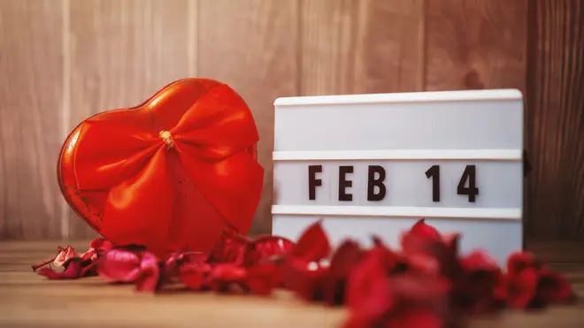 Valentine's Day takes place on 14 February (stock image)
