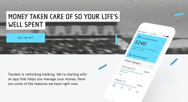 Tandem says on their site that your money is taken care of so your life's well spent