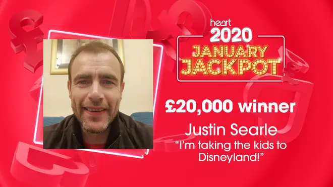 Justin Searle is our 20th and final £20,000 winner!