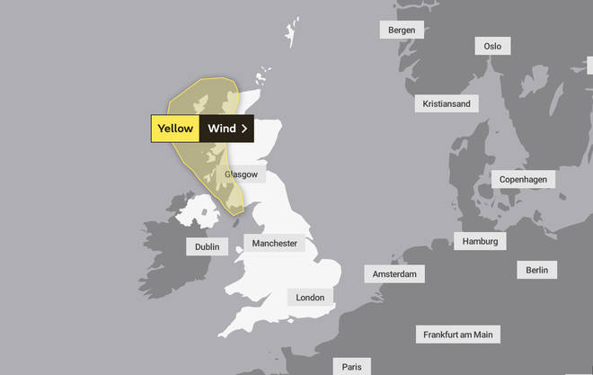 There are currently warnings across Scotland