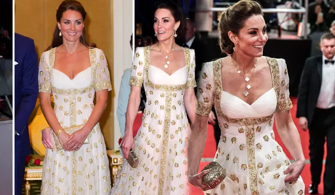 Kate Middleton followed the dress code by recycling a gown