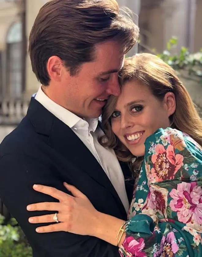 Beatrice and Edo announced their engagement news in September 2019
