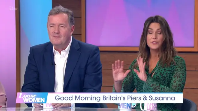 Piers made a jibe at Ruth and Phillip's feud