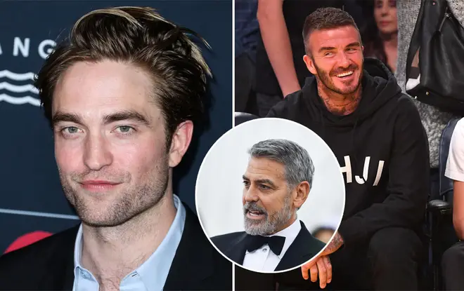 Robert (left) has topped the list as the world's most attractive man
