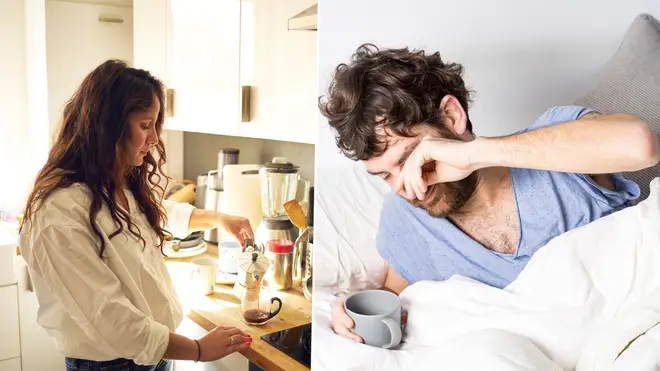 A woman has been slammed for sharing her morning routine