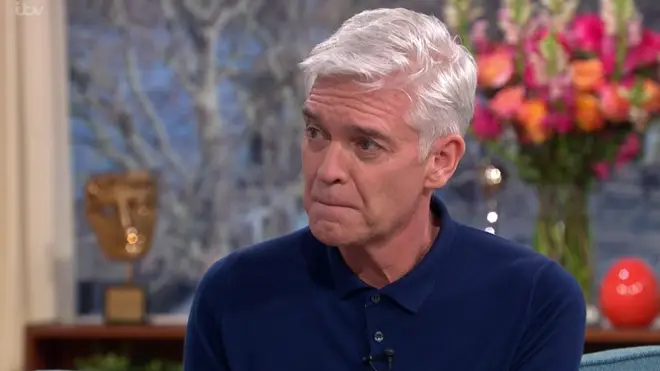 Phillip Schofield was emotional as he made his announcement on This Morning
