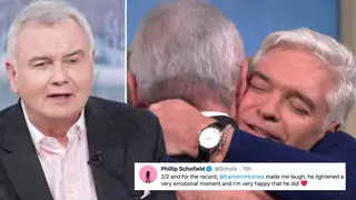 Phillip Schofield jumps to Eamonn Holmes' defence after the 57-year-old announces he's gay.