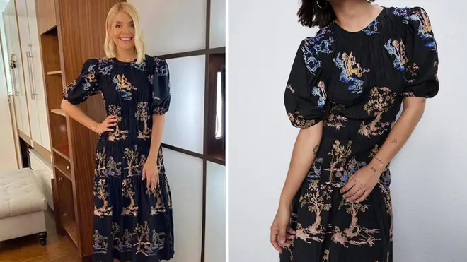 Holly Willoughby's dress is from Zara