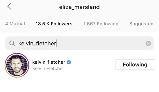 Kelvin still follows Eliza