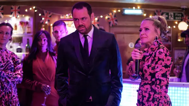 Linda and Mick Carter are in danger at EastEnders' boat party