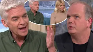 This Morning's Holly Willoughby and Phillip Schofield left baffled as flatearther tires to convince them the earth is flat