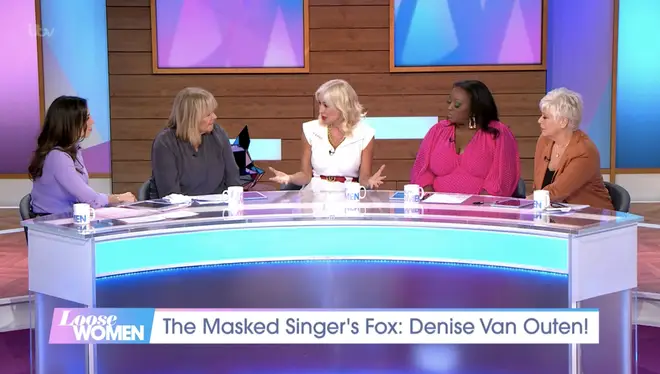 Denise spoke to the Loose Women panel on Monday