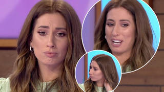 Stacey Solomon broke down on today's episode