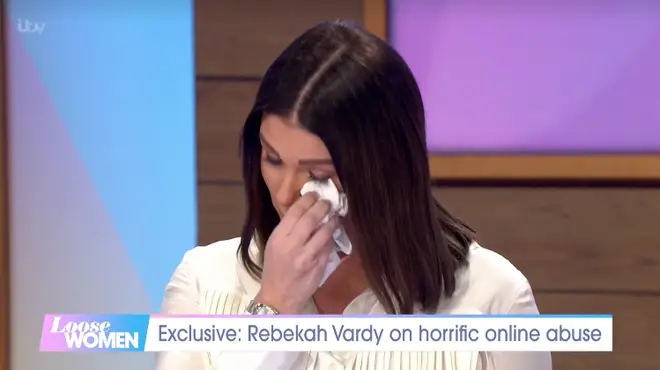 She broke down while relaying her story to the Loose Women panel