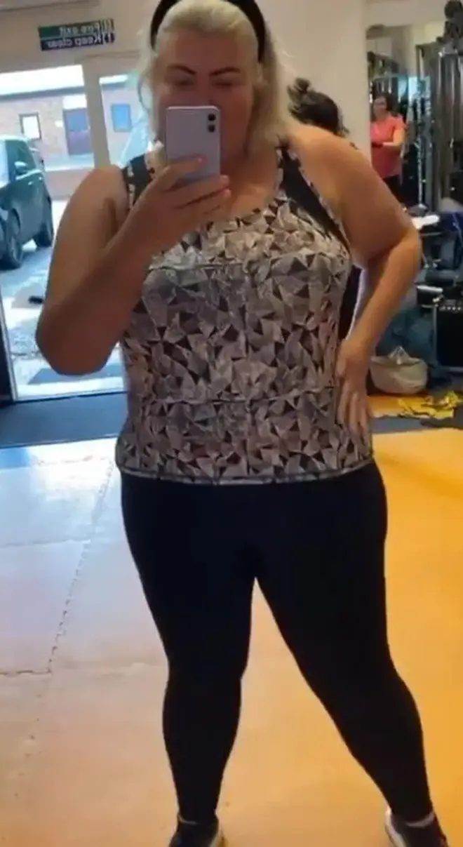 Gemma Collins showed off her weight loss on Instagram