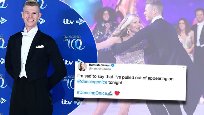Hamish Gaman will not appear on tonight's episode of Dancing On Ice