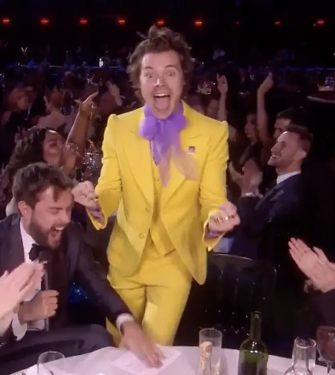 Harry was in a jubilant mood... until his suit got ruined