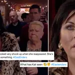 EastEnders viewers think Kat Slater had something to do with the boat crash