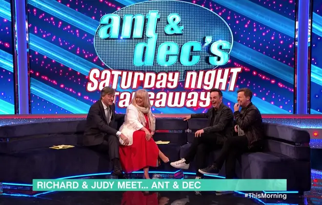 Richard and Judy spoke to Ant and Dec as they announced the return of Saturday Night Takeaway