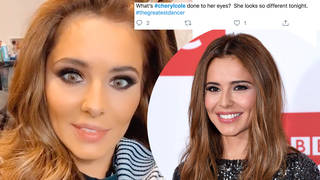 Cheryl's green contacts confused viewers