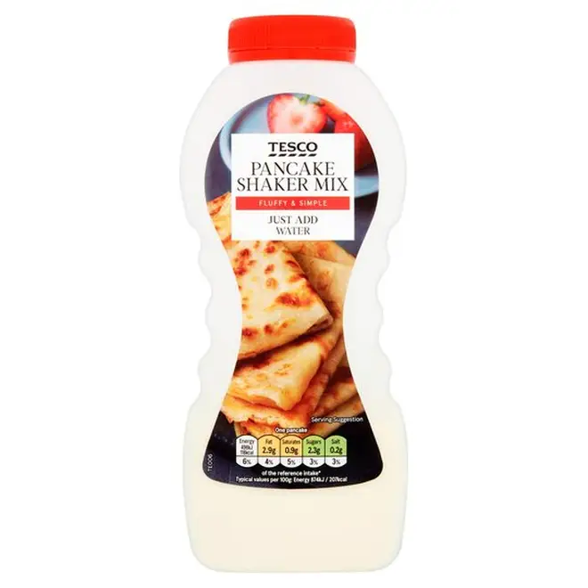 Tesco's traditional pancake mix