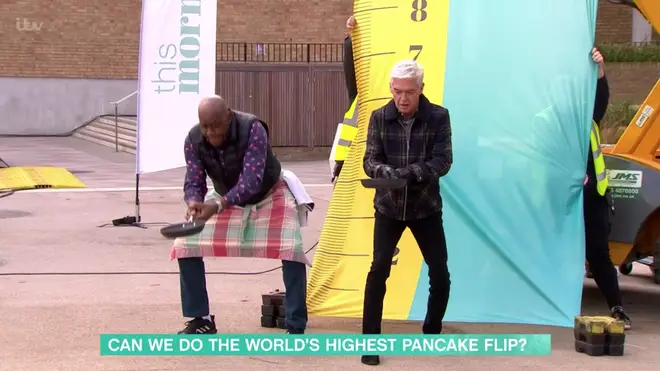 Ainsley Harriott and Phillip Schofield attempted a world record