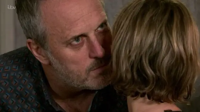 Ray threatened Abby in a recent episode of Corrie