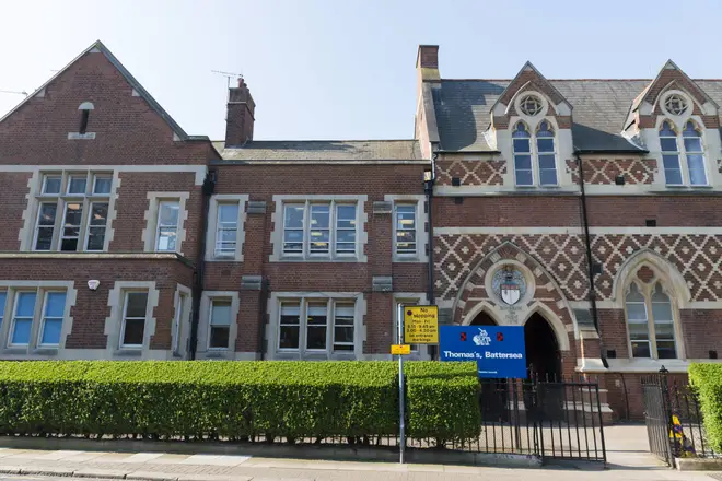 Thomas's Battersea in South West London is awaiting four pupils' test results
