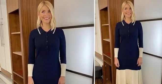 Holly Willoughby's dress is from The Outnet