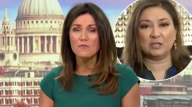 Susanna Reid went head to head with a guest