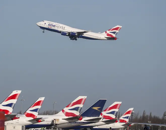 BA has cancelled some of its flights as a result