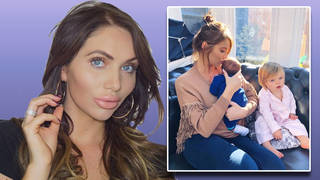 Amy Childs has two children - but one is kept out of the public eye