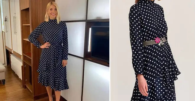 Holly Willoughby's polka dot dress costs £250