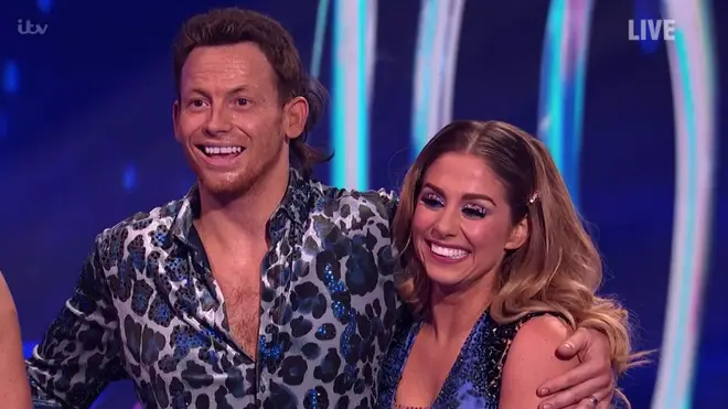 Joe Swash and his partner er Alex Murphy scored a strong 38 out of 40 for their sexy dance