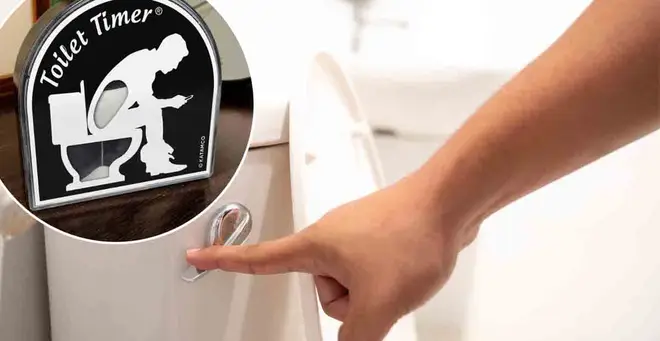 A toilet timer is now being sold on Amazon