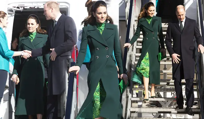 Kate Middleton and Prince William arrived in Ireland on Tuesday