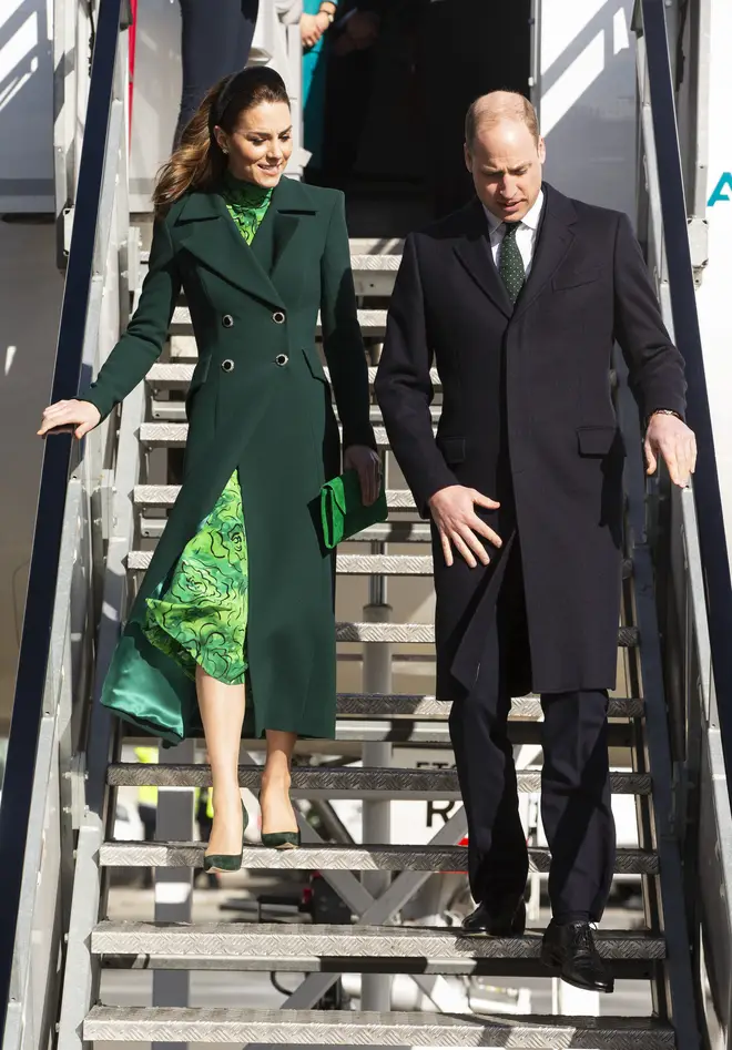 Kate Middleton honoured Ireland in a green ensemble