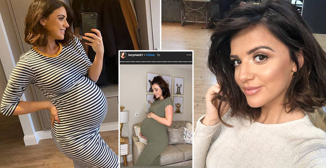 Lucy Meck has hinted that she's given birth