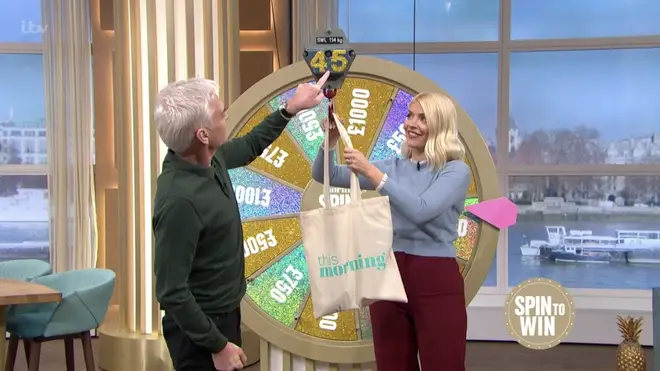 Terry got a chance to win the bonus goody bag prize