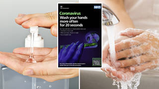 The government have urged people to wash their hands and sanitise to stop the spread of coronavirus