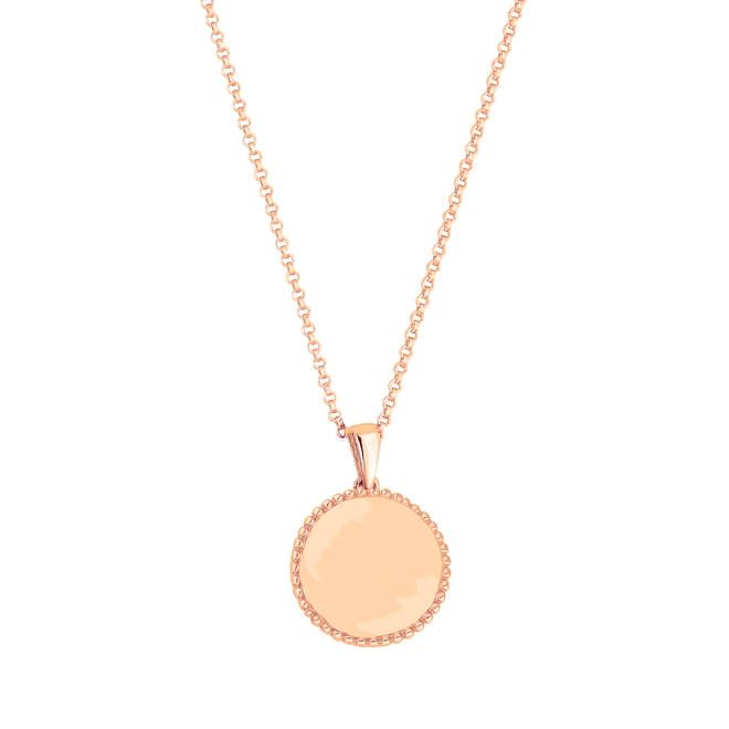 Rose Gold Plated Personalised Pendant