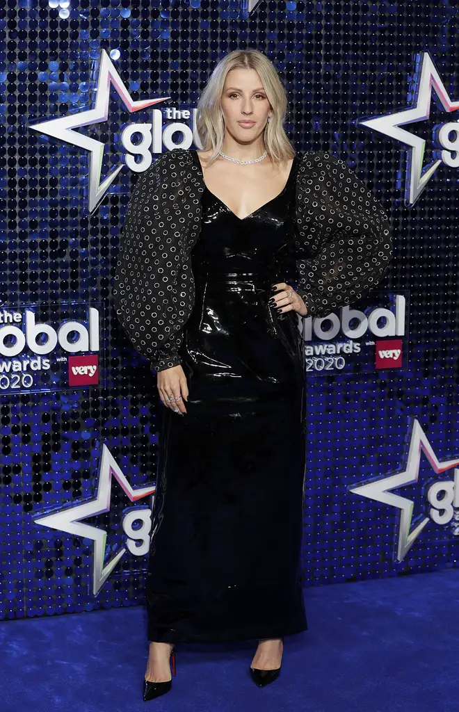 Ellie Goulding chatted about married life on the blue carpet at The Global Awards 2020