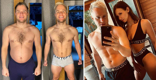 Olly Murs has showed off his weight loss on Instagram