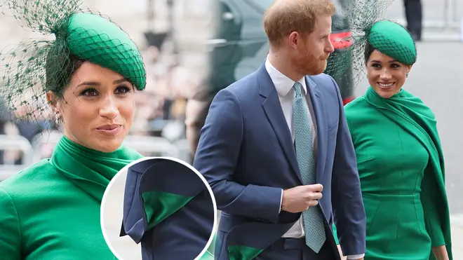 Meghan Markle could have been sending a message with the colour of her ensemble