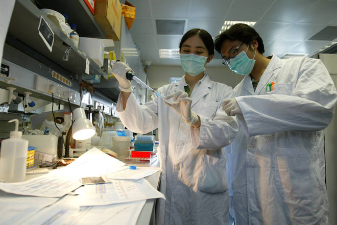 Scientists testing for coronavirus