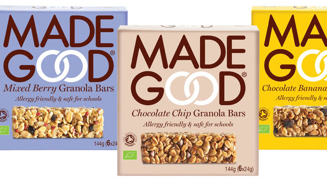 MadeGood granola bars