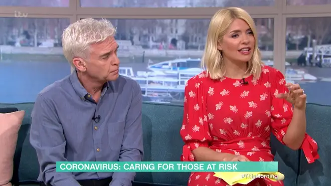 Holly Willoughby asked for Coronavirus advice